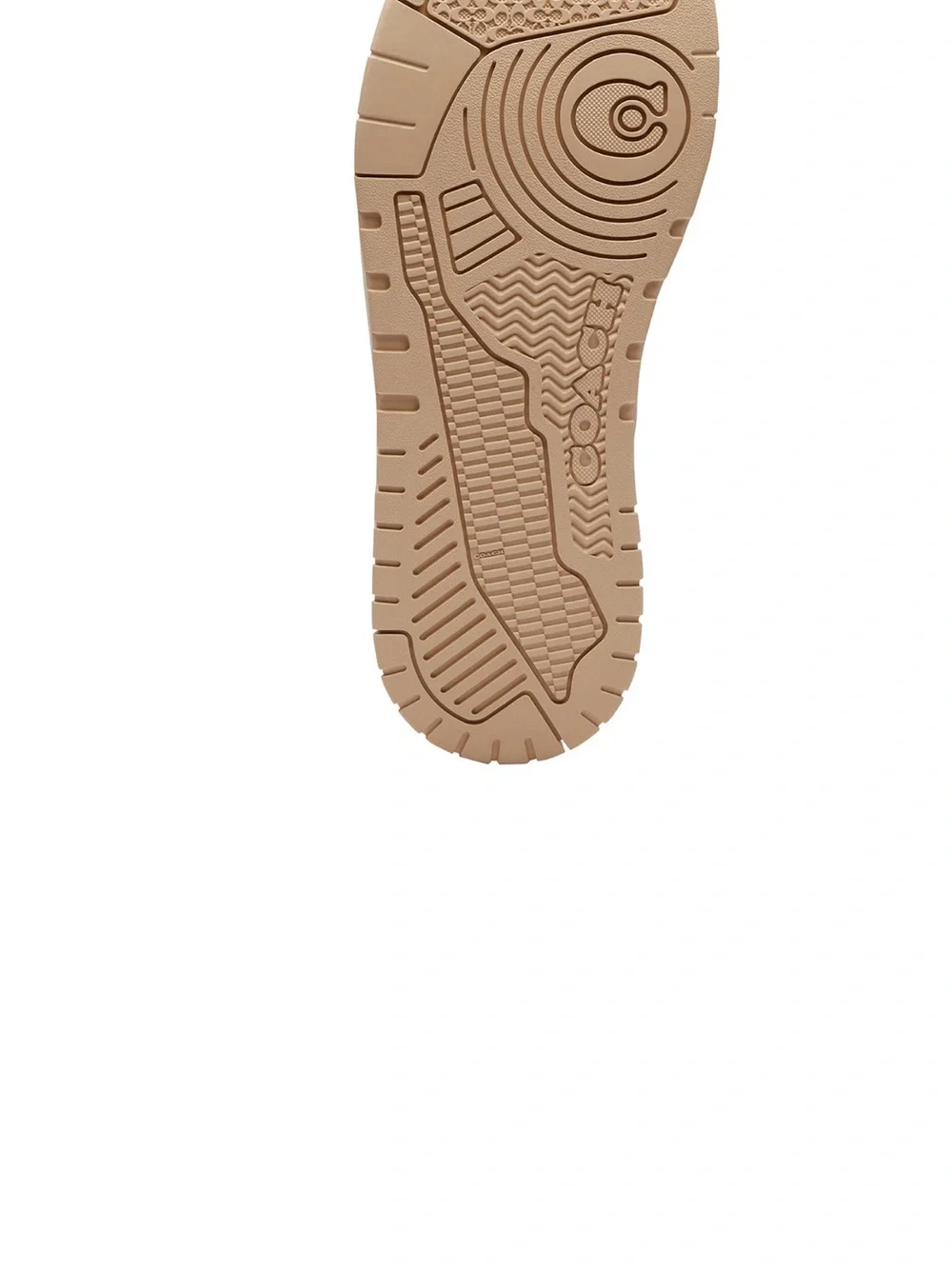 Coach Women's Low-Top Sneaker — Cream, Tan & Pink